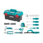 Boite-a-outils-avec-32-outils-à-main-Total