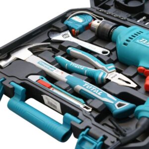 Perceuse à percussion 680W TOTAL avec accessoires