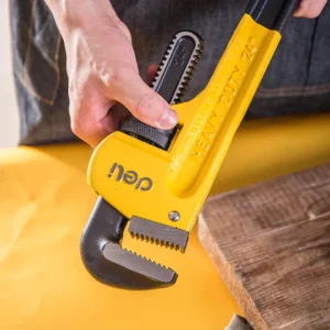 Clé à tube robuste pour plomberie