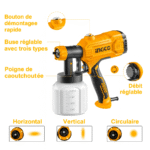 Pistolet à peinture INGCO 450W
