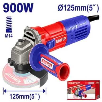 Meuleuse d’angle 900W EAGR09051 Emtop Maroc