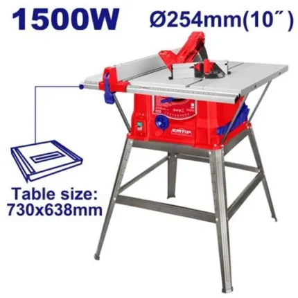 Scie à table 1500W EMSW150078 Emtop Maroc