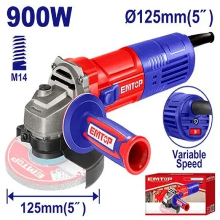 Meuleuse d’angle 900W EAGRS09051 Emtop Maroc