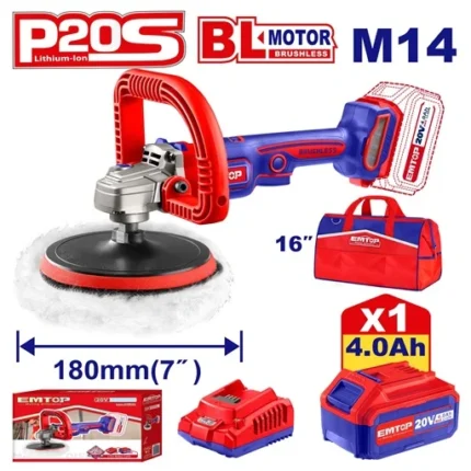 Polisseuse sans fil ELAP20181 Emtop Maroc