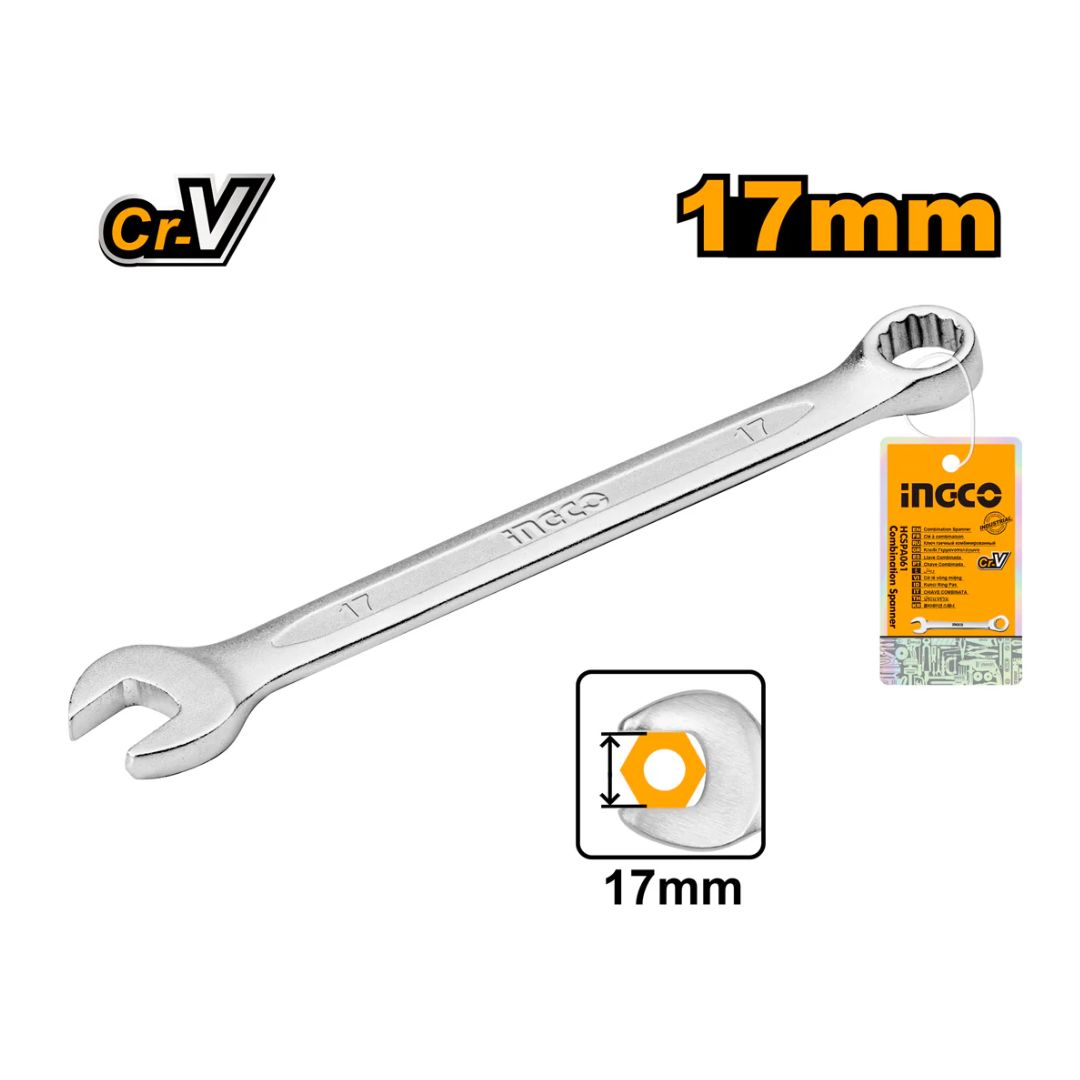 Pistolet-pneumatique-dingqi-17mm CLE MIXTE 17MM HCSPA171 INGCO