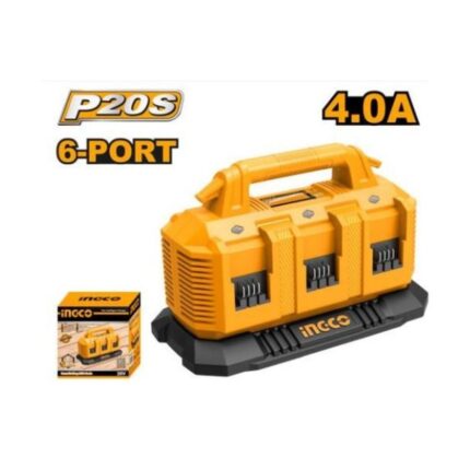 Chargeur à batteries 20V 4Ah 6ports INGCO