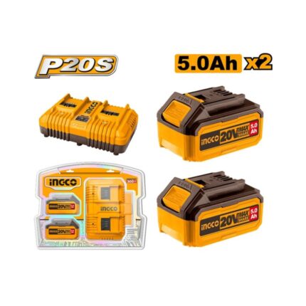 Kit batterie et chargeur Lithium-Ion P20S INGCO