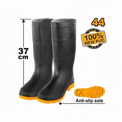 Bottes PVC noires INGCO Taille 44