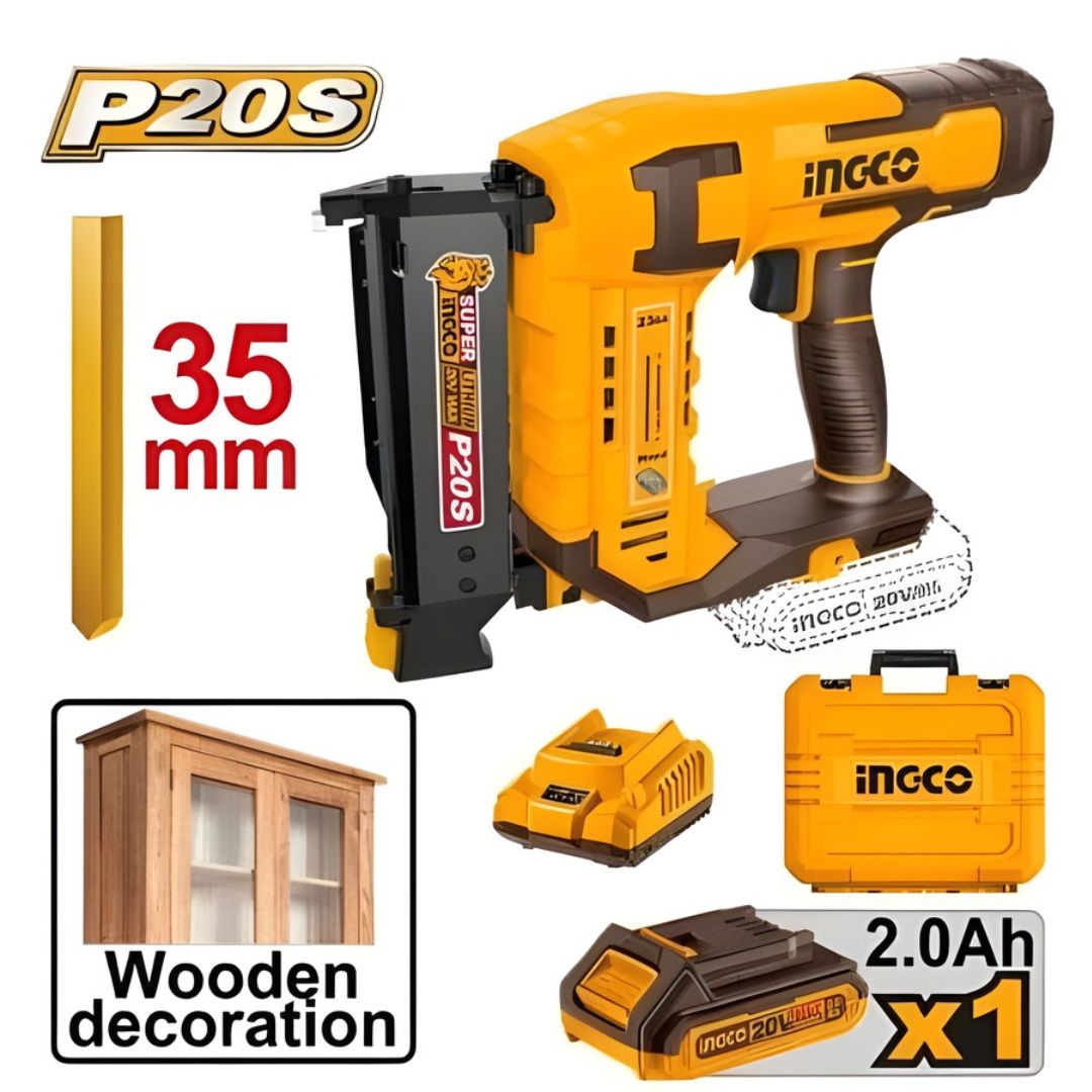 cloueuse-20v-1batt-a-goupilles-ingco cloueuse à goupilles INGCO