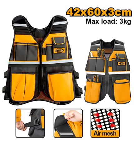 gilet à outils 3 kg INGCO