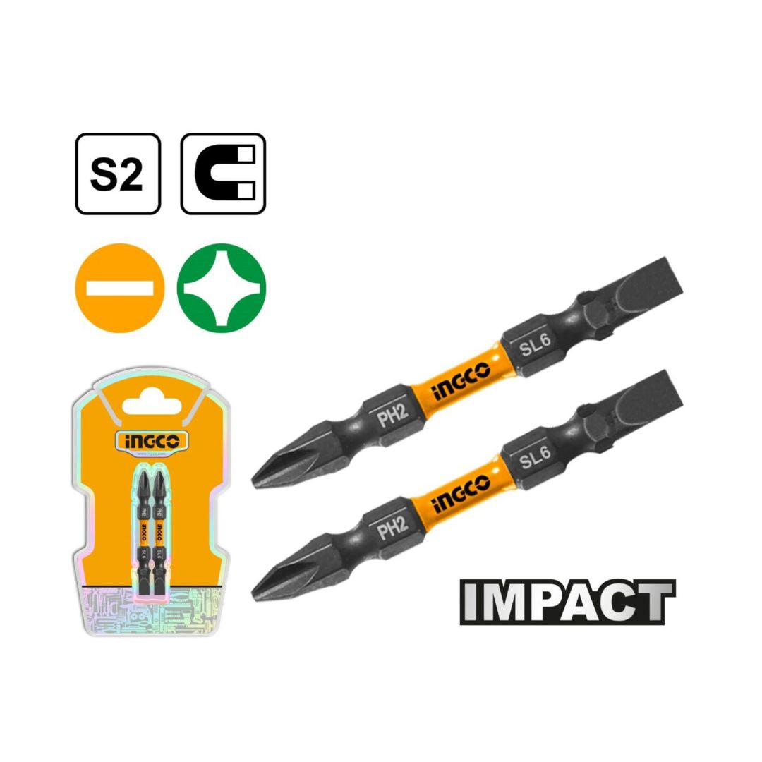 jeu-de-2-embouts-ph2-sdbim71ph250-ingco JEU DE 2 EMBOUTS PH2 SDBIM71PH250 INGCO