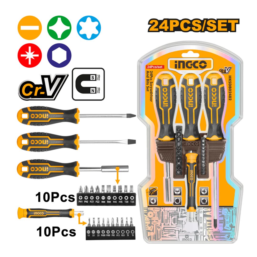 jeu-de-24-tournevis-et-embouts-hksdb02482-ingco JEU DE 24 TOURNEVIS ET EMBOUTS HKSDB02482 INGCO