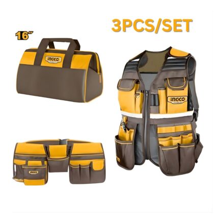 Jeu de 3 sacs à outils INGCO