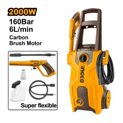 NETTOYEUR HAUTE PRESSION 2000W HPWR20018 INGCO