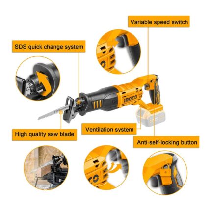 scie sabre 20V INGCO