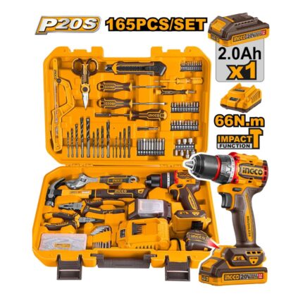 Set d’outils de 165 pièces HKTHP11651 INGCO