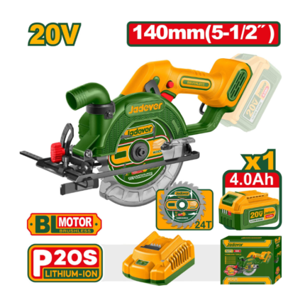Scie circulaire sans fil 140 mm 20V
