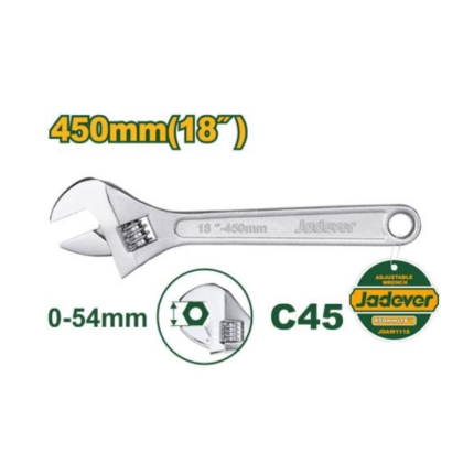 Clé ajustable acier carbone