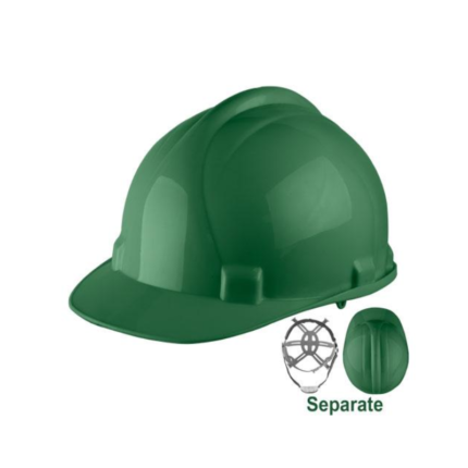 Casque de sécurité vert