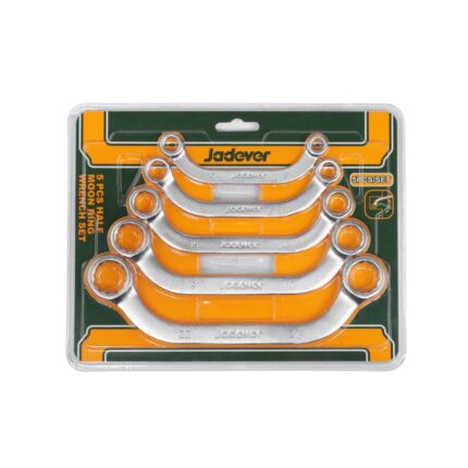 Clés annulaires demi-lune Jadever de 8 à 22 mm